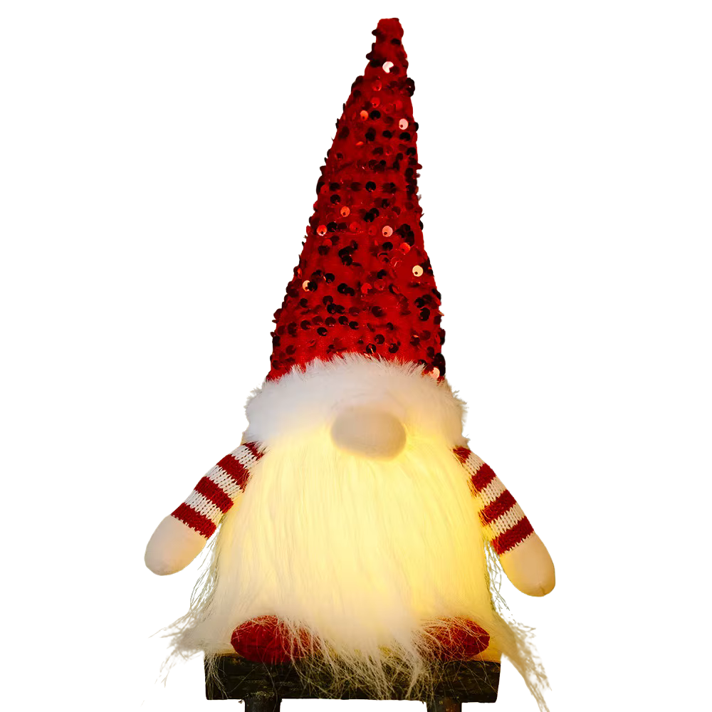 GNOME- Dekorationstomte med LED ljus