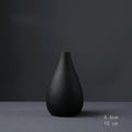 Black Ceramic Small Vase Home Decoration Crafts