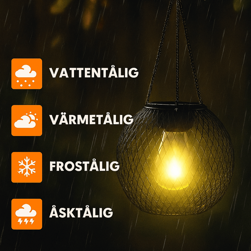 LUMORA- Solcellslampa